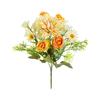Artificial Rose Flowers Wedding Home Room Table Decor Bridal Bouquets Garden Fake Silk Dahlia Hydrangeas Vase Outdoor Diy Gifts