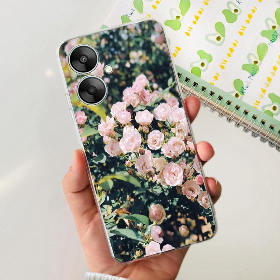 For Xiaomi Redmi 13C 5G Case Redmi 13R Stylish Painted Back Cover Soft Silicone Phone Case For Redmi 13R Redmi13C 5G Fundas Capa