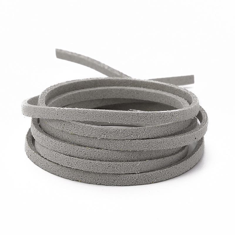 Korean suede rope for DIY jewelry making, 3mm braided wire for bracelets and necklaces. Add a touch of handmade to your accessories!