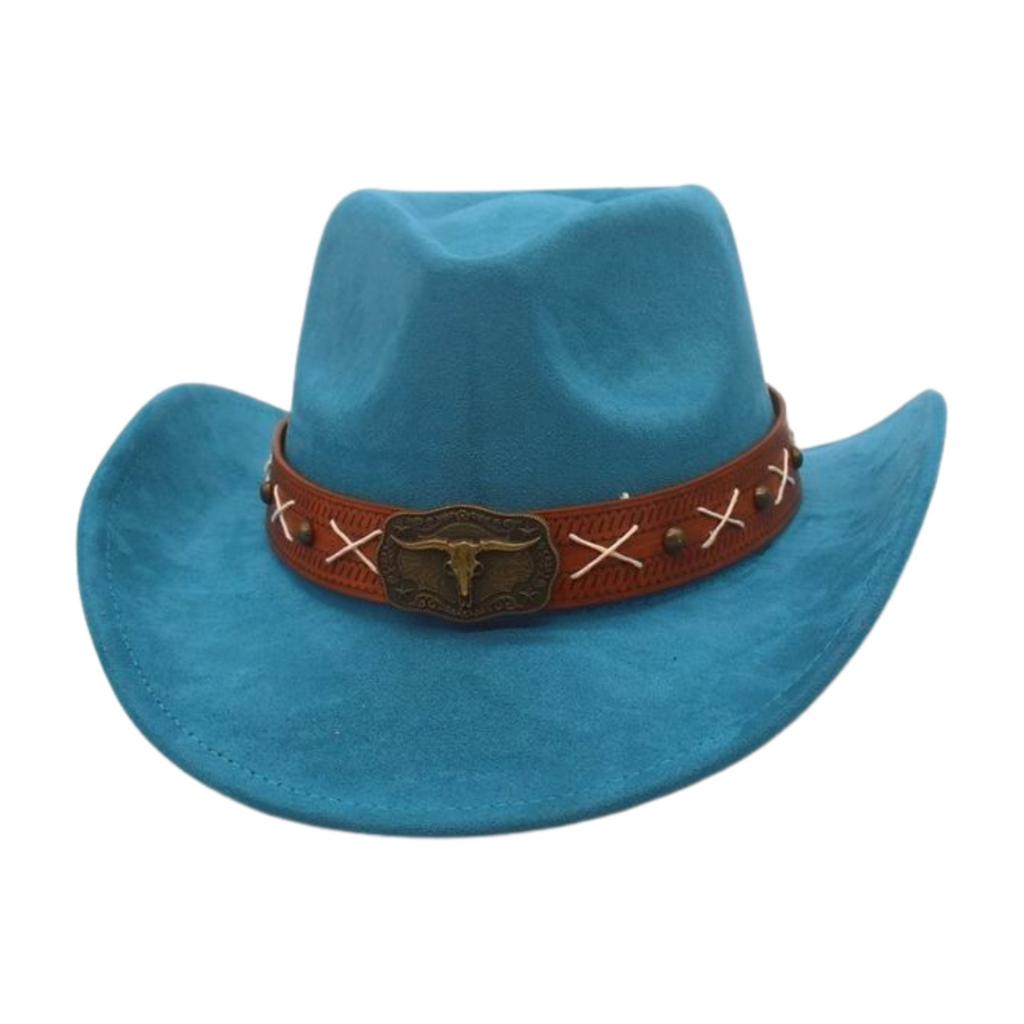 Newwestern Cowboy Hat Resort Style Performance Stage Jazz Hat Men And Women Niche Ethnic Style Top Hat