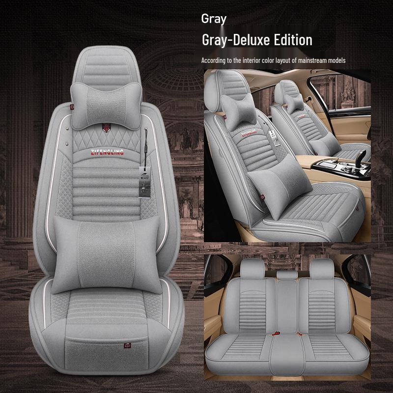 Light Blue & Purple Plush Seat Cover for Jeep Grand Commander, Renegade & Lexus UX