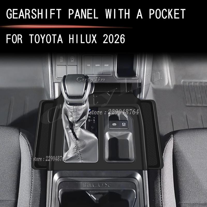RHD Per Toyota Hilux 2026 2027 Silicone Interno Cornice Pannello Leva Cambio Copertura Console Centrale Rivestimento Leva Cambio Copertura Protettiva