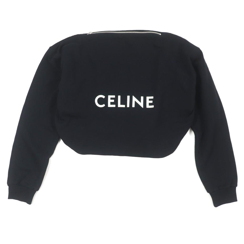 Excellent CELINE Shoulder Bag MEDIUM SWEAT BAG logo print crossbody bag mens Used