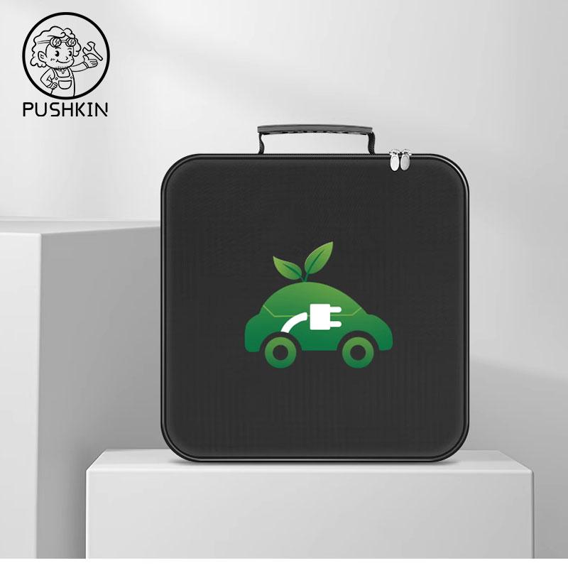 Charging Gun Device Cable Storage Bag Box Bag For Leapmotor T03 2024 2025 2026 Car Storage Bag
