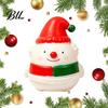 Slow Rebound Squeeze Toy Christmas Snowman Toy, Stress Relief Cute Fidget Sensory Toys Figurine, Stocking Stuffer Party Favor, Gift for Kids