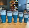 Tyeso Taishuo Stainless Steel Large Capacity Thermos Sports Bottle - Handheld Ice Buster Car-Cup Cold Storage Coffee Kettle