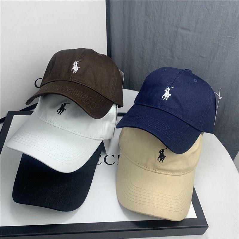 Polo Cotton Sun Hat With Large Brim For Outdoor Sunshade And Fashion Accessory