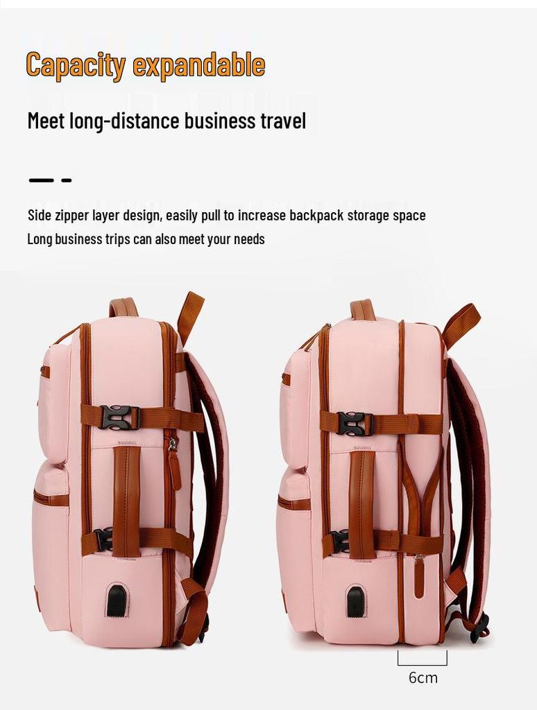 Unisex Cross-Border Backpack: Stylish, Casual & Multipurpose with USB and Laptop Compartment - Perfect for Students & Professionals