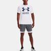 Under Armour Casual Training Breathable Round Neck Short Sleeve Raglan T-Shirt Men Tops White 1363065-100