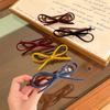 Velvet Bow Twist Hair Clips for Women Exquisite Vintage Flocked Straight Hairpins Korean Versatile Hair Accessories Gift 2025