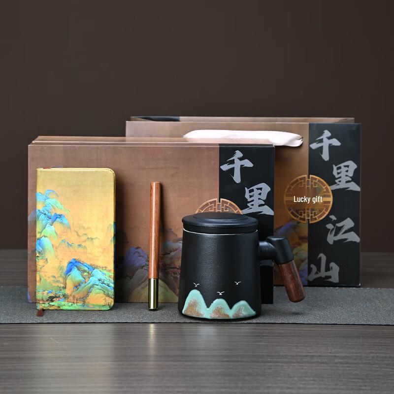 

Cha Xun Hand-Painted Office Tea Set