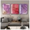 Nordic Print Scandinavian Decoration Picture Modern Abstract Beautiful Colorful Golden Petals Ink Canvas Painting Wall Art