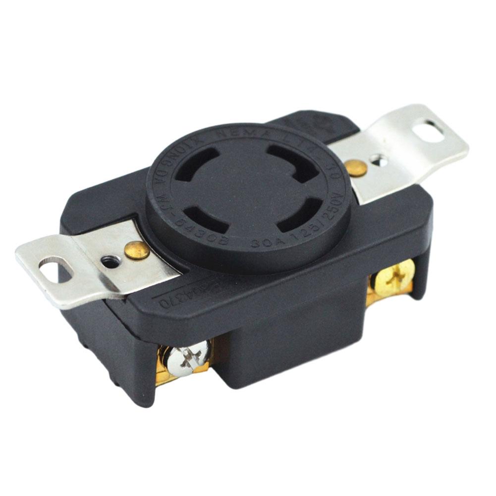 Hochbelastbare NEMA L14 30P und L14 30R Verriegelungsstecker und -steckdosen 30A 125/250V