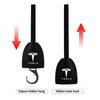 Center Hub Cap Leather Car Seat Back Hooks Hanging Bag Rack Interior Goods for Tesla Model 3 X Y 2016-2020 Decals TM3 TMX Decal