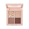 Revlon Dazzle Eyeshadow Quad 001 Glazing Brown Color Nuance Beige Japanese Development Eyeshadow Image 3.0g