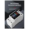 SHGO-ZS-6035VAKW Digital Energy Meter AC30-400V Electricity Usage Monitor Din Rail Voltmeter Ammeter Watt Kwh Frequency