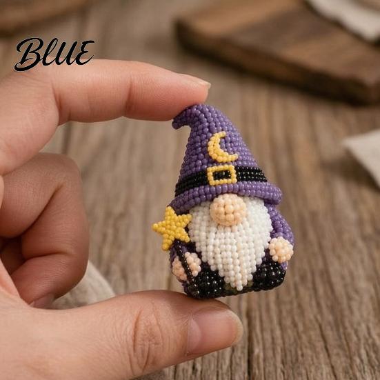 DIY Animal Craft Kit Tiny 3D Beaded Kit Petite Gnome Creative 4-Pack Miniature Display Pieces Goblin Beading Set with Instructions Handmade