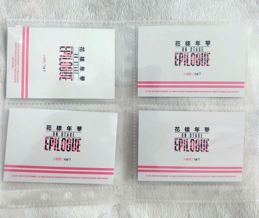 [USED] J-Hope Hwayangyeonhwa Mini Photo Card Trading Card BTS