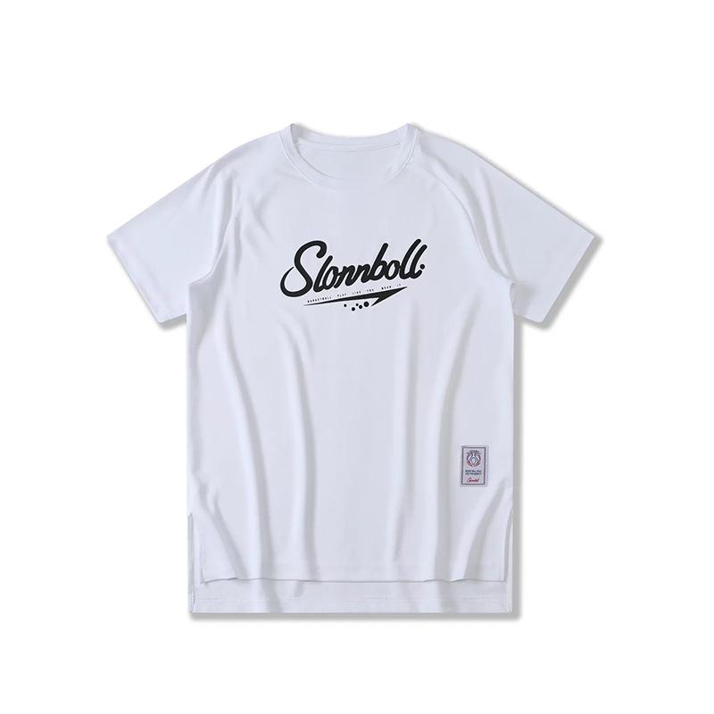 Men's Quick-Dry Basketball Training T-Shirt - Short Sleeve, Lightweight, Solid Color, Loose Fit Jersey.