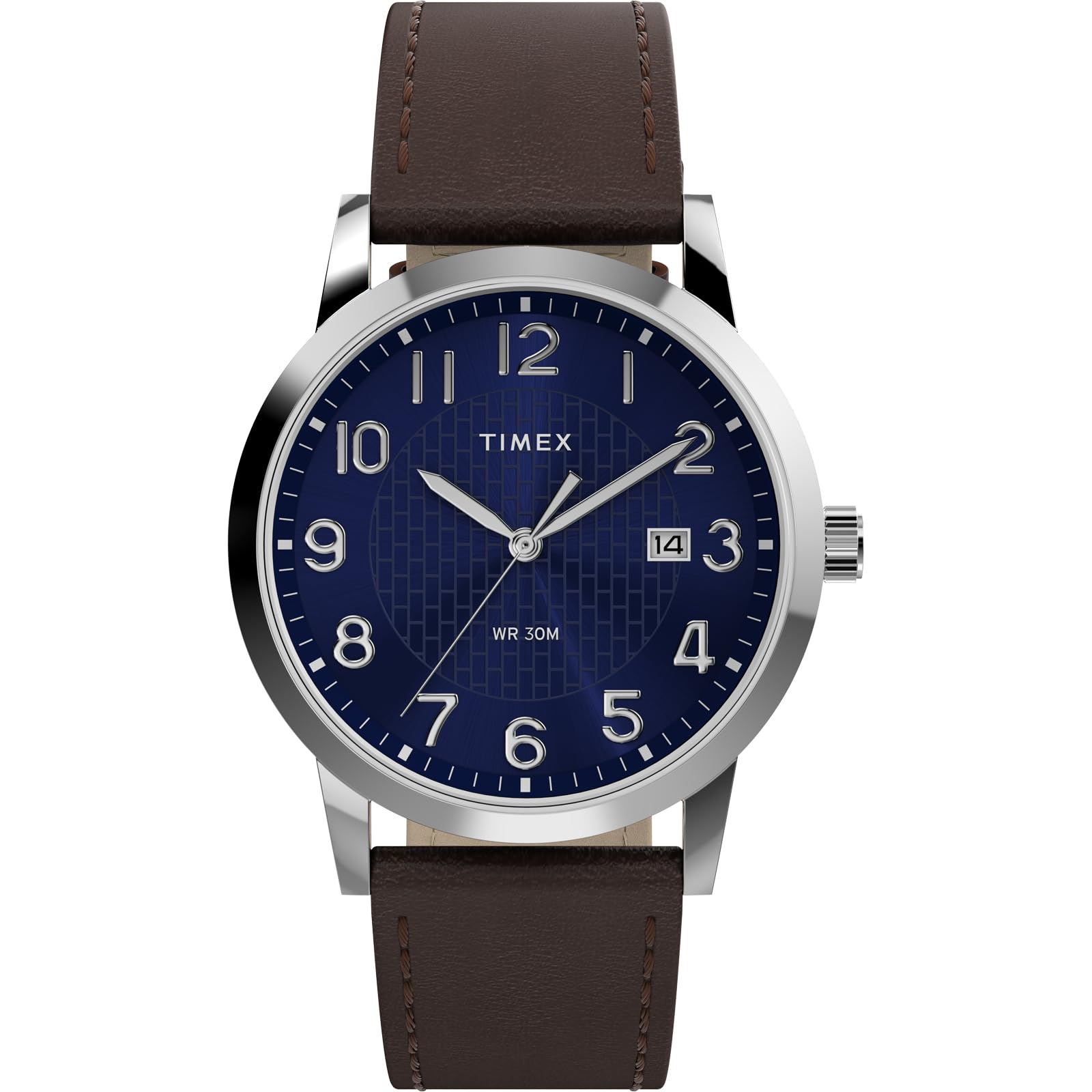 Main Street Watch Quartz 30M Water Resistant Mineral Glass Blue Dial TW2Y67500 [TIMEX] Men s [Authentic] синий