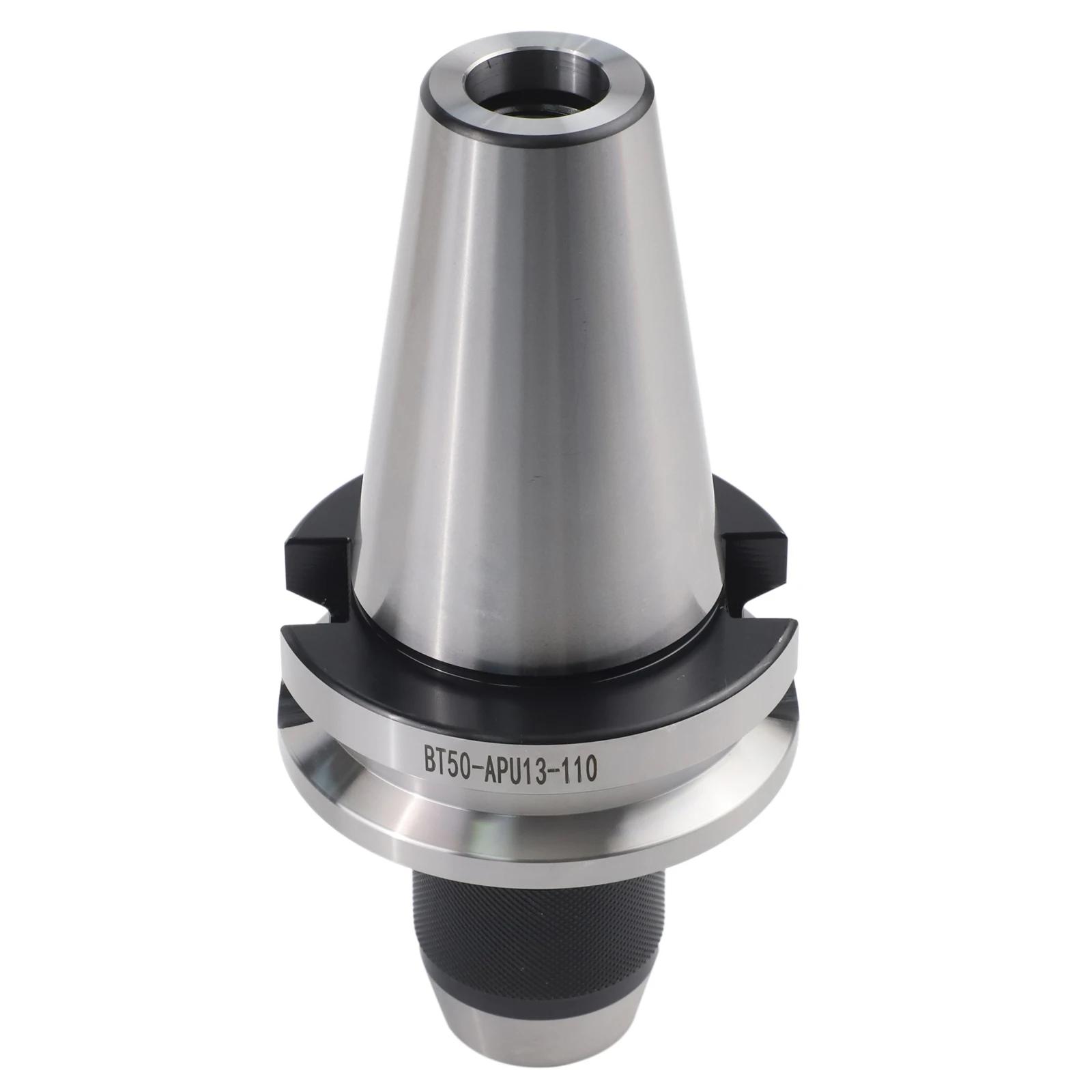 

BT50 APU13 110 Drill Chuck Collet Tool Holder Integrated Self Tightening Three Jaw Hardened 40CR HRC50 Size 201.8 50 50mm China Mainland