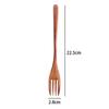 Kitchen Salad Cooking Wood Eco-friendly Natural Cutlery Wooden Forks Tableware Dinnerware