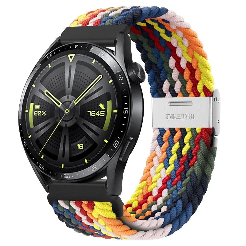 20mm Sport Nylon Strap For Samsung Galaxy Watch 5/6/pro/4/4 Classic/3 46mm/42mm/40mm/44mm Bracelet Active2 Gear S3  22mm Strap
