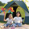 Regenfestes Zelt für 3–4 Personen, ultraleicht, wasserdicht, winddicht, UV-Schutz, Rucksackwandern, Wandern, Familie, zusammenklappbar, Camping