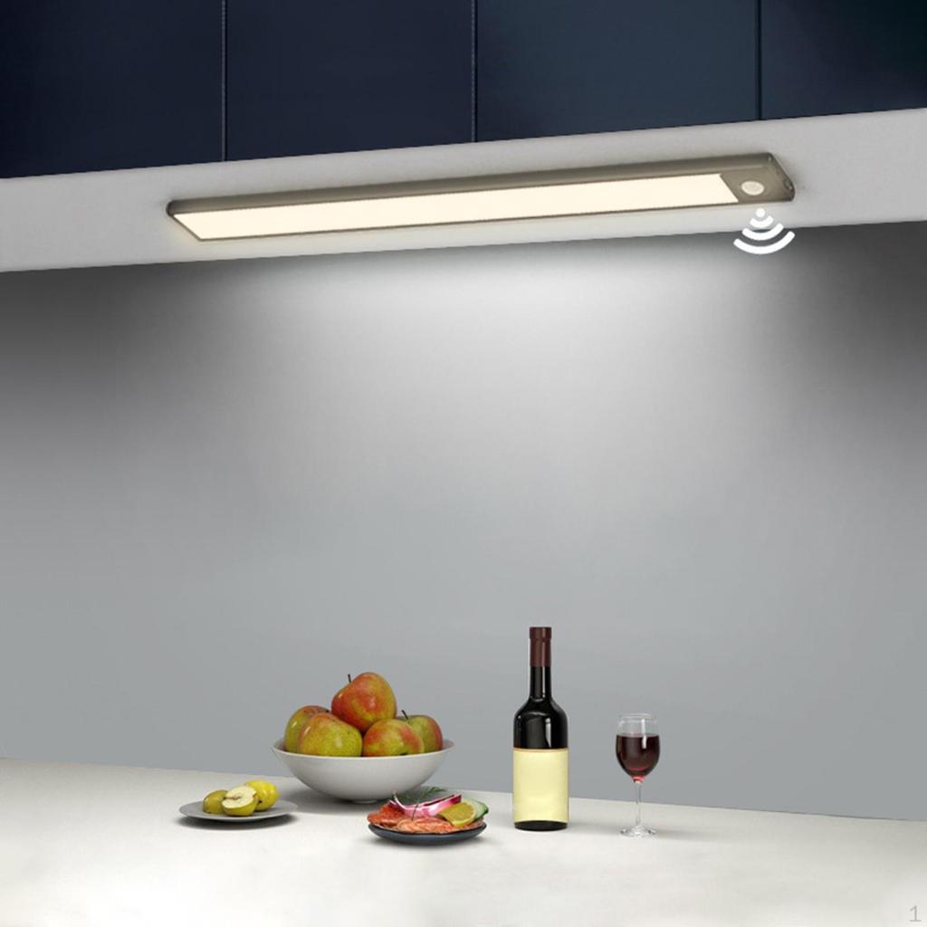Cabinet Light Operated under Counter Lights Dimmable for Bookcase Study