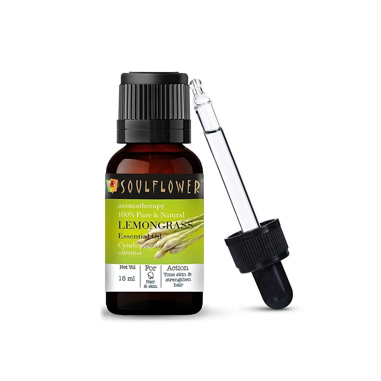 

Эфирное масло Лемонграсса (15 мл), Lemongrass Essential Oil, Soulflower