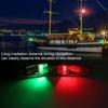 12V Voltage Boat Side Light Flush Mount Marine Signal Light Bright LED Bow Light  for Sailboat