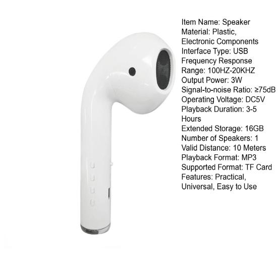 Bluetooth-compatible Speaker Music Player Low-Latency TF Card USB Input Rechargeable Wireless Oversized Giant Headset Speaker