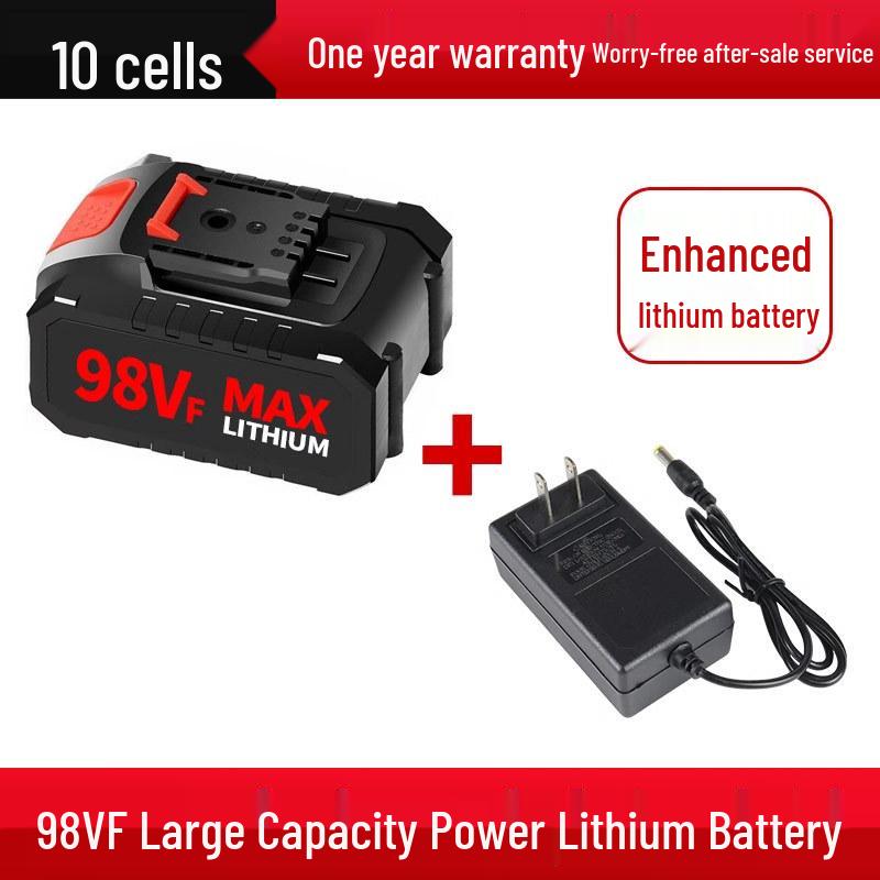 Cordless Drill with Universal Large Capacity Lithium Battery - 21V Electric Screwdriver Pistol Drill with 36VF/48VF/98VF Options.