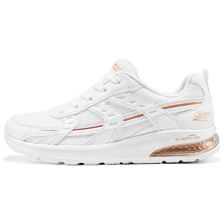 Skechers Casual Fashion Versatile Durable Rebound Low-Top Lifestyle Shoes Women sneaker White 117648-WHT 35