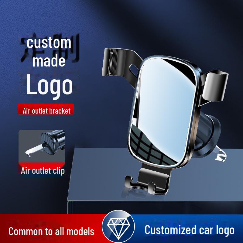 Alloy Gripper Car Vent Phone Holder with Fan Blade Hook