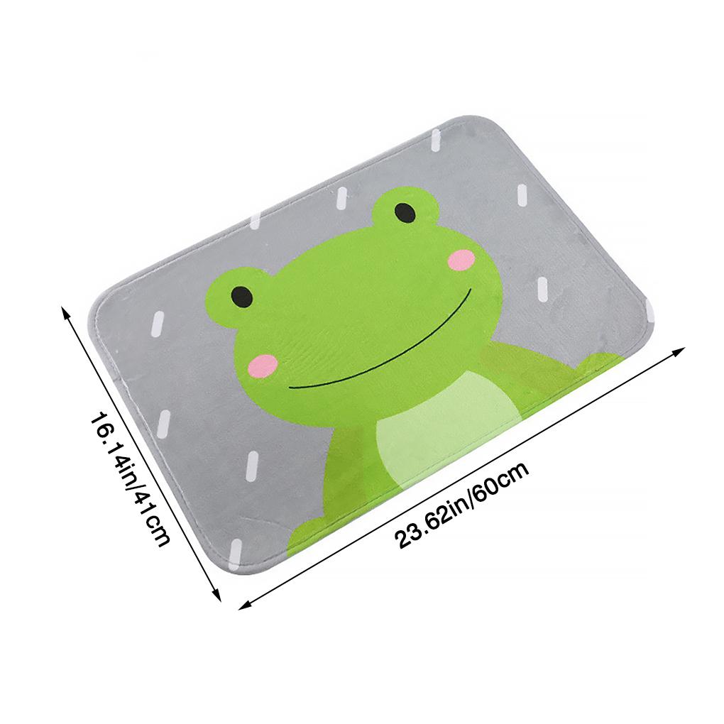 Cartoon Non-slip Mat Household Water Absorbent Carpet Multifunctional Velvet Carpet Type 1