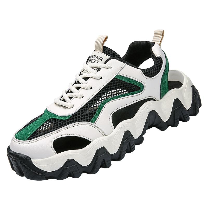 Fashion With High Soles Orthopedic Slippers Autumn Footwear Men's Shoes Brands Mem Man Sneakers Boy Sandals Platform Techwear Tennis