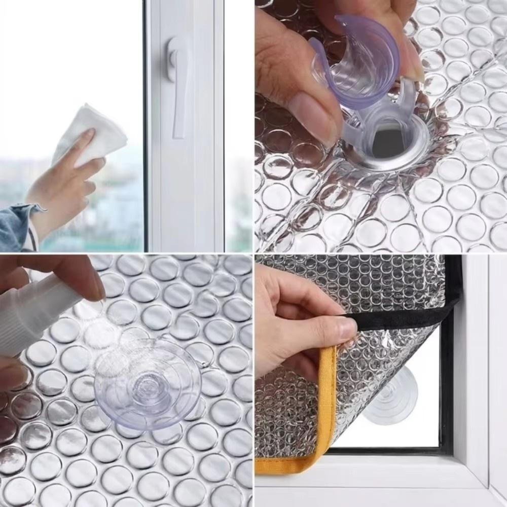 Window Glass Shading Film Sun Shade Protector Pad Room Office Sunshine Room Insulation Film Anti UV Sunshade Aluminum Foil