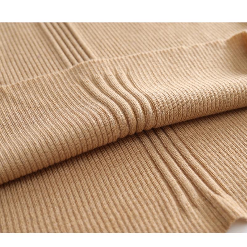 Autumn Long Sleeve Casual Base Knitted Women's Sweater Winter Thin Half High Collar Pullover Sweaters Women Solid Slim Female Knitwear Jumpers 25816