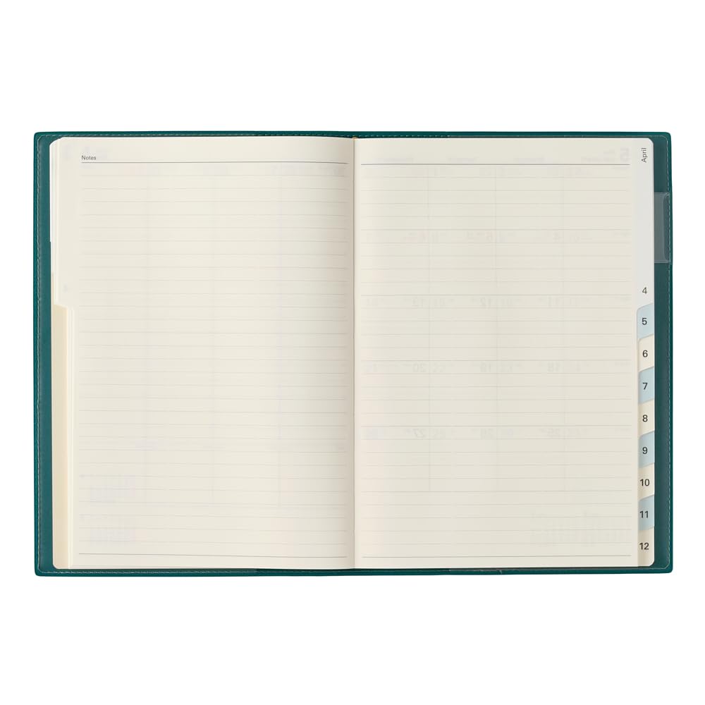 NOLTY Planner 2026 A5 Weekly Access 3 Green 6468 December (Starts 2025)