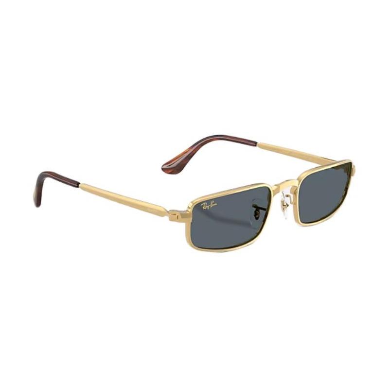RAYBAN logo Metal Square Sunglasses Unisex Couple Style 001/R5 54-21 RB3927