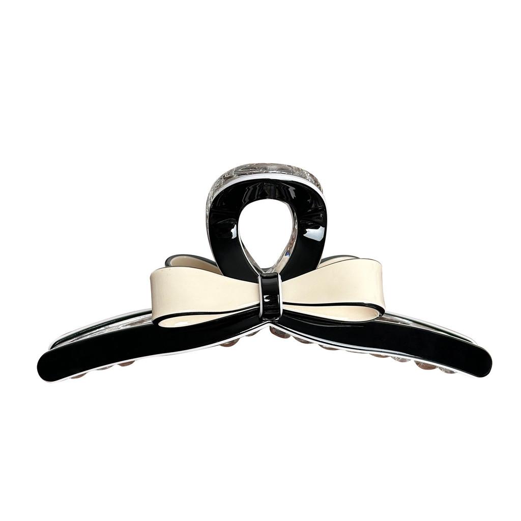 Premium Acetate Hair Claw Clip With Beautiful Bow For Sophisticated Women's Hair Accessories