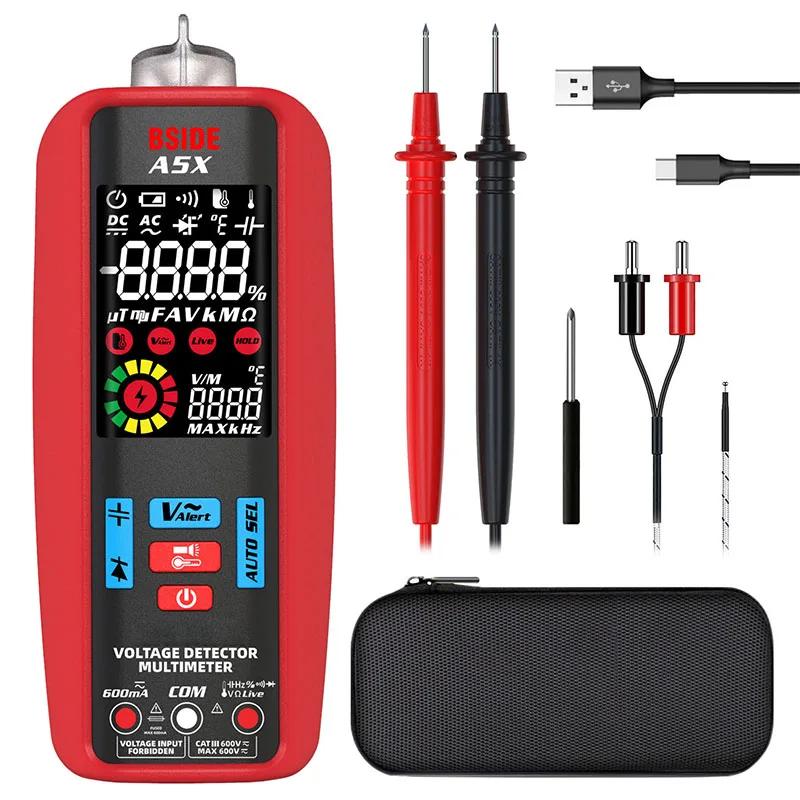 

BSIDE A5 or A5X High Precision Multimeter Intelligent Digital Electric Pen Full Functionality Automatic Range Current 1Set