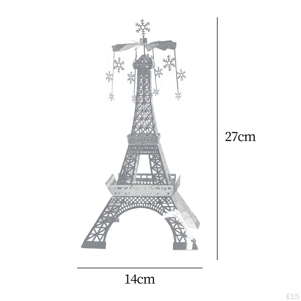 Figurine Rotating Candlestick Tabletop Centerpiece Wedding Gift Elegant