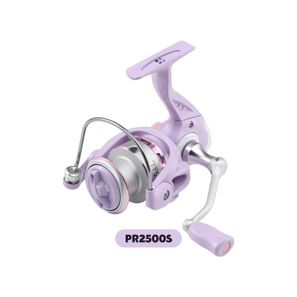 High Quality Purple Spinning Fishing Reel 1500-7000 Series Metal Spool and Stainless Steel Bearings Durable for Freshwater and Saltwater Fishing