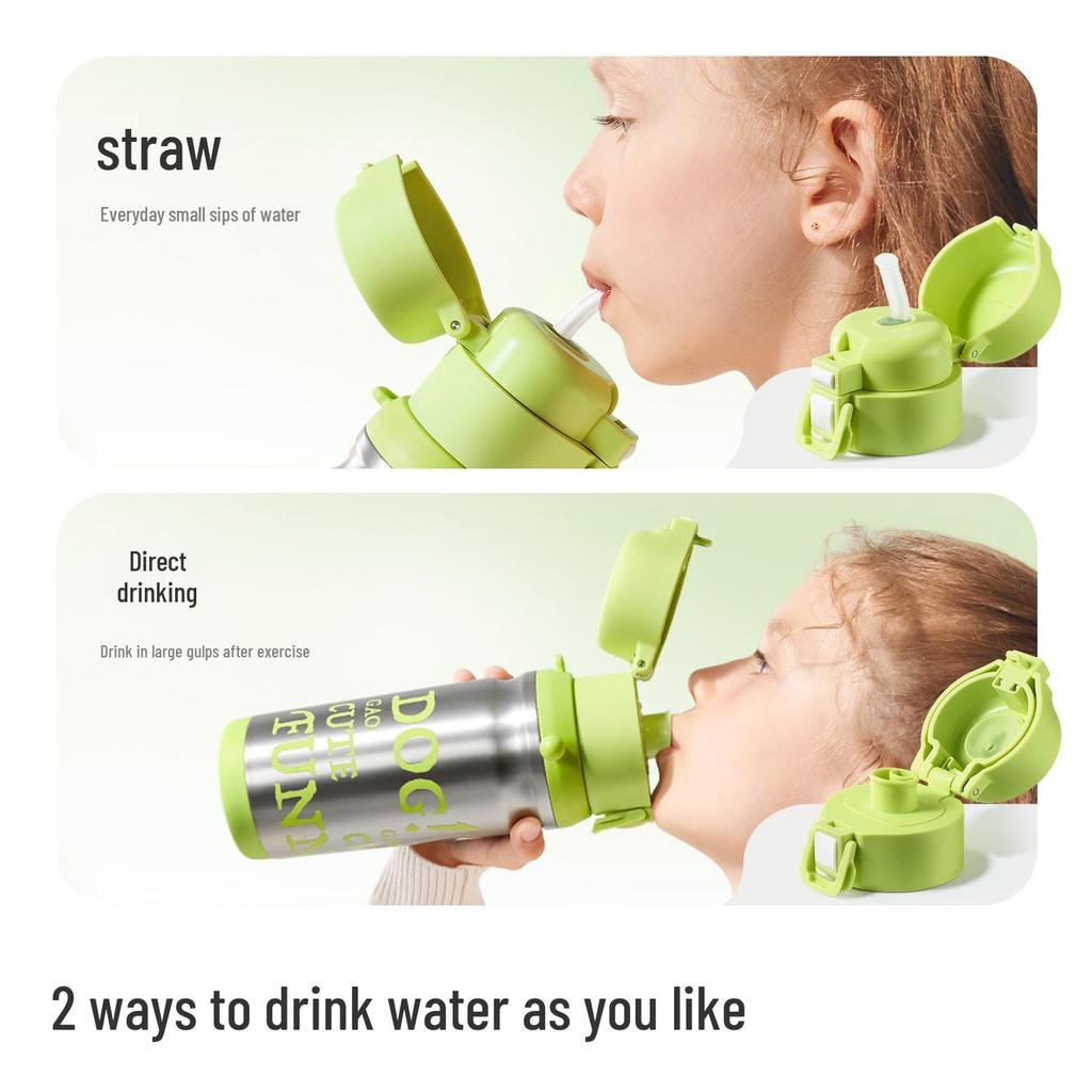 Babycare Kids' 600ml Insulated Monster Cup: Large Capacity, High-Value, Ages 3-12, Three-in-One Drink Hug