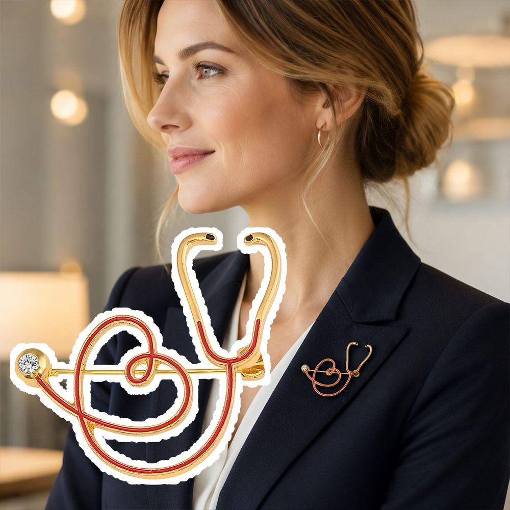 Alloy Decorative Brooch Lightweight Clothing Pin New Heart Brooch Theme
