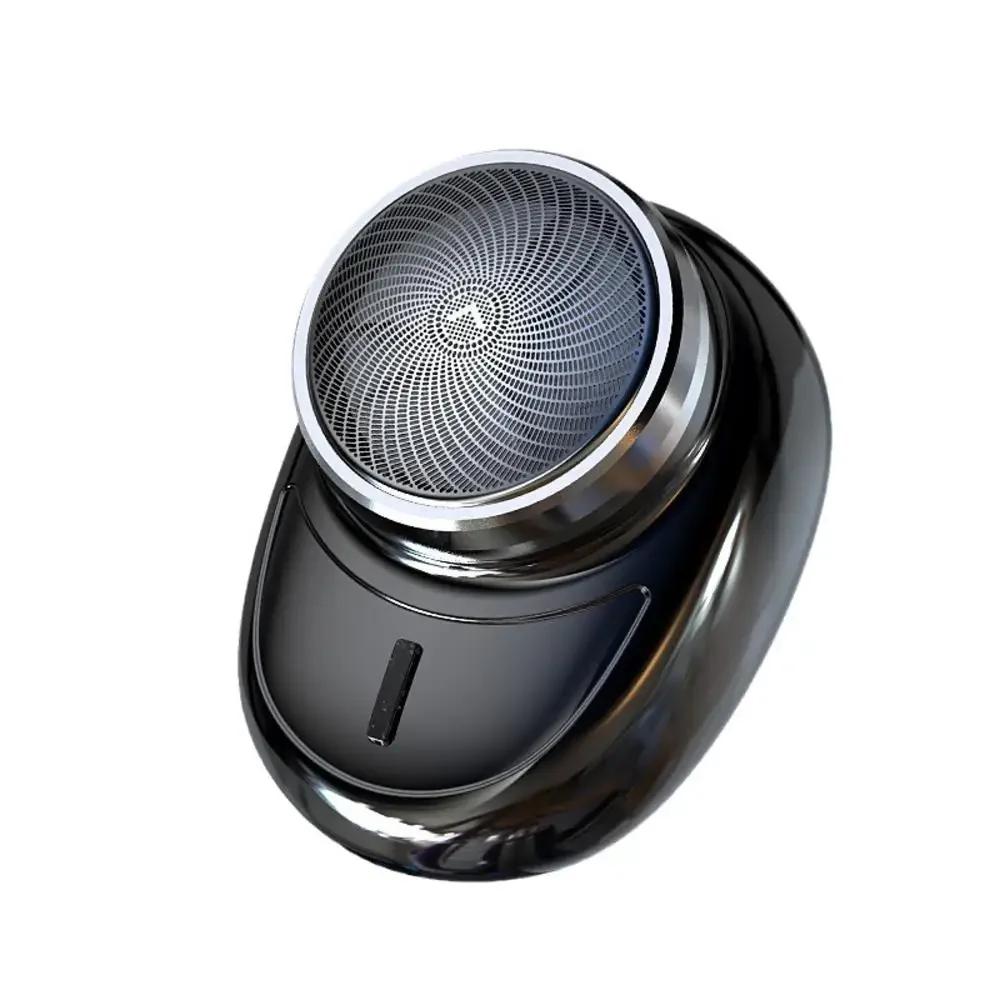 USB-minibarberingslommestørrelse Bærbar elektrisk barbermaskin Oppladbar barberhøvel Herre Minireise elektrisk barbermaskin Bærbar lommebarberhøvel