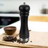 Wooden Grinder for Grinding Spices, Pepper, Salt, Black 21.5 cm
