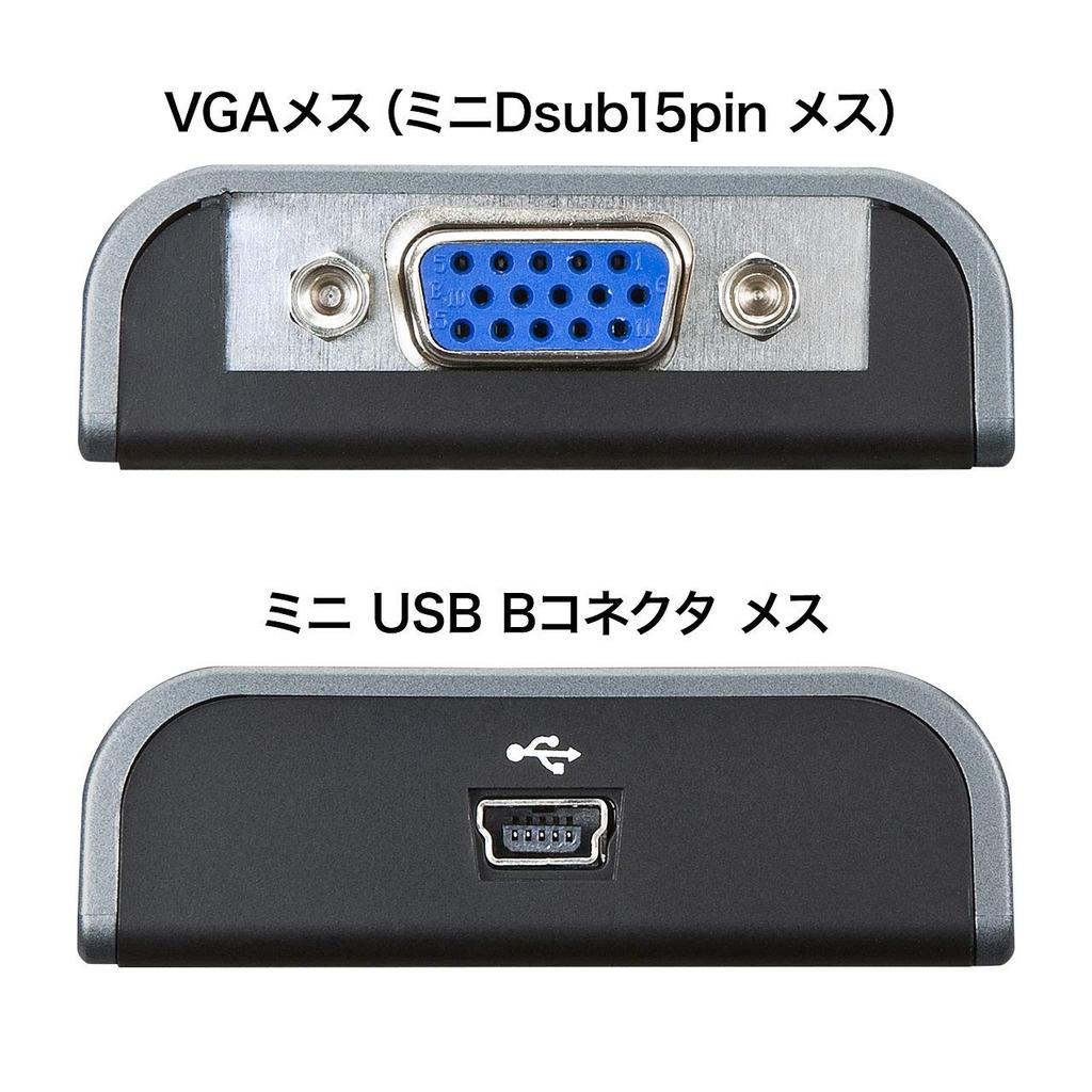 Sanwa Supply USB to VGA Display Adapter AD-USB24VGA